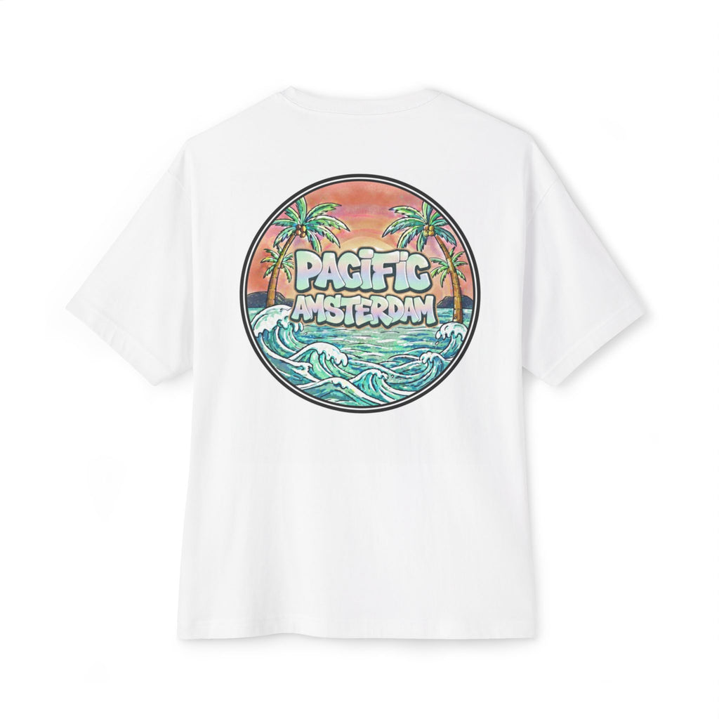 Watercolor Palm Graffiti Graphic Tee