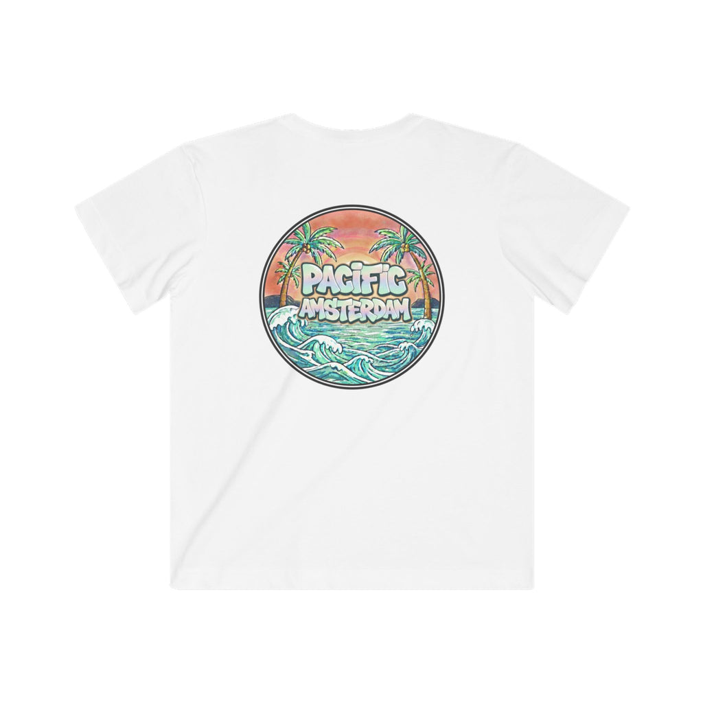 Youth Watercolor Palm Graffiti Graphic Tee