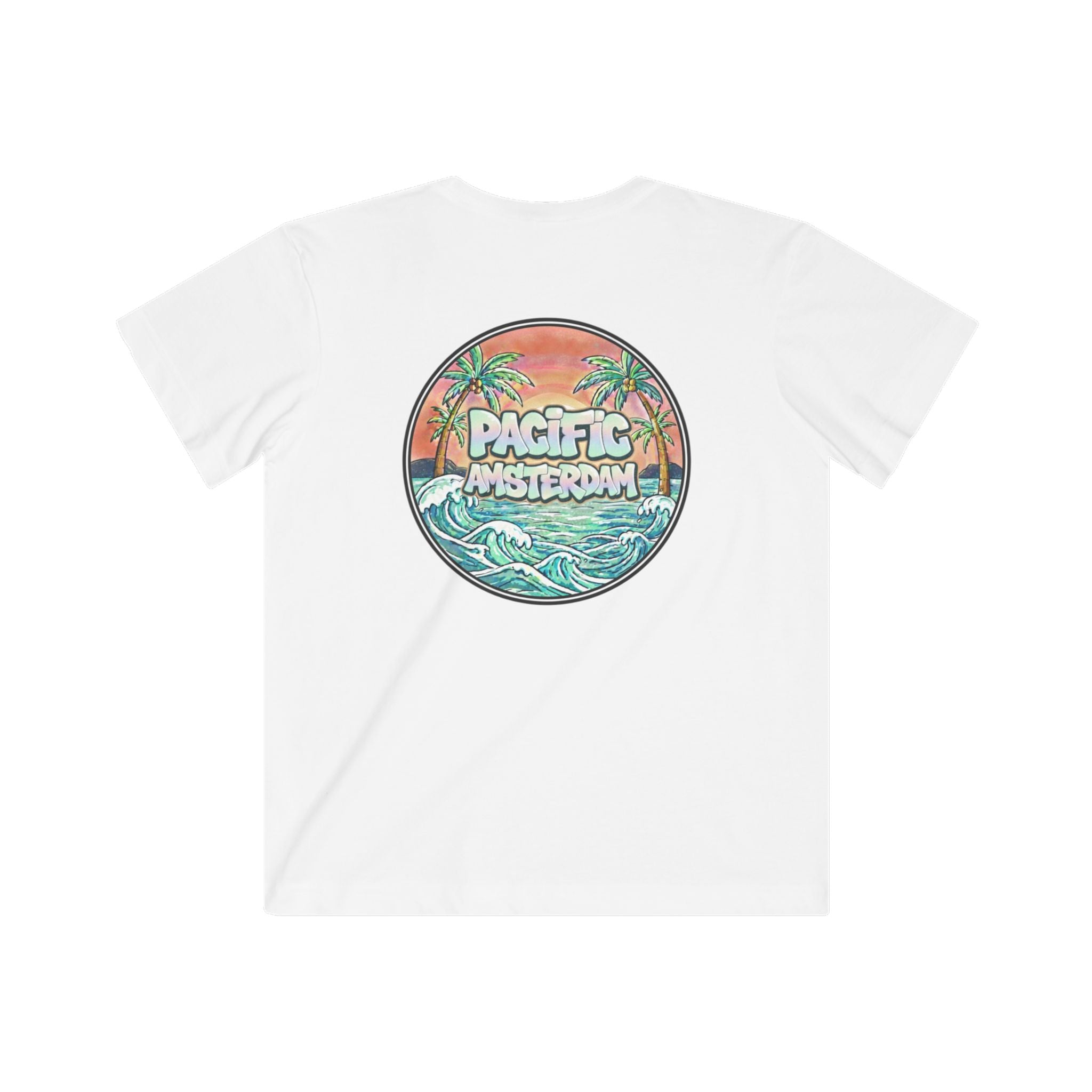 Youth Watercolor Palm Graffiti Graphic Tee