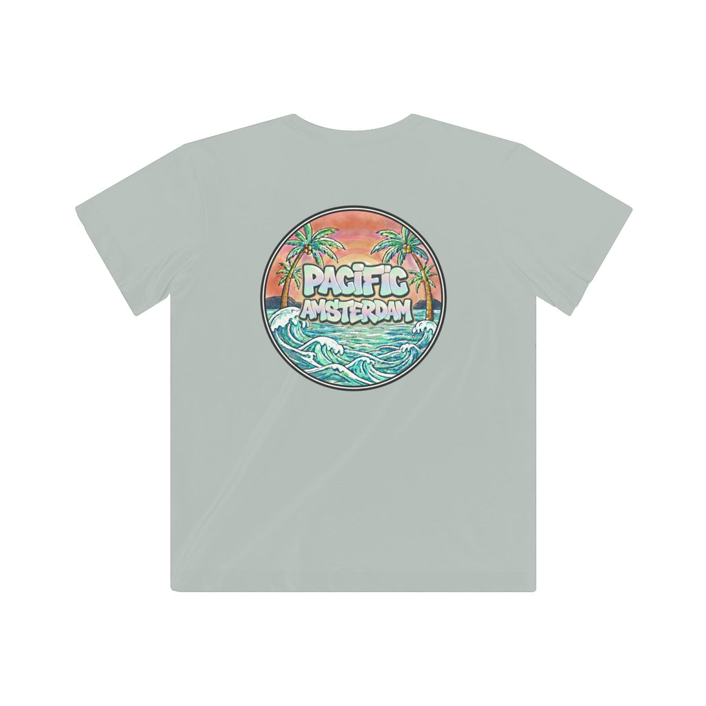 Youth Watercolor Palm Graffiti Graphic Tee