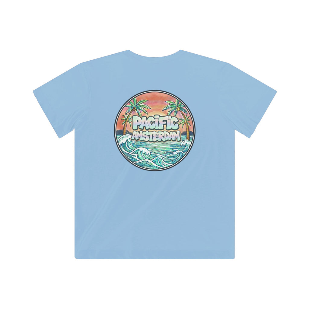 Youth Watercolor Palm Graffiti Graphic Tee