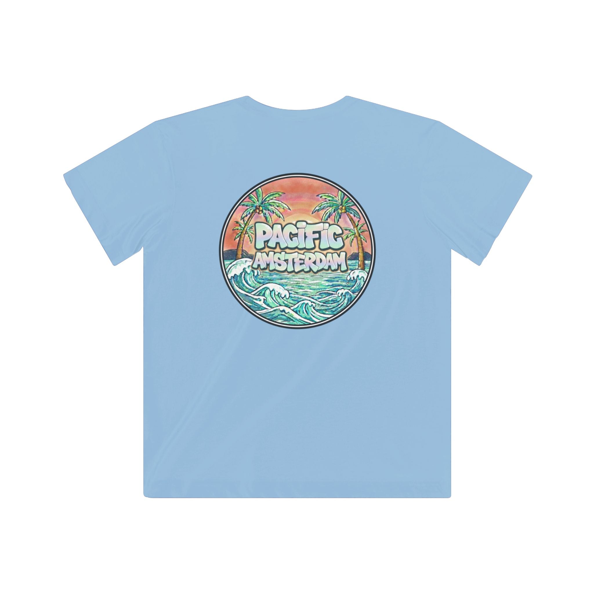 Youth Watercolor Palm Graffiti Graphic Tee